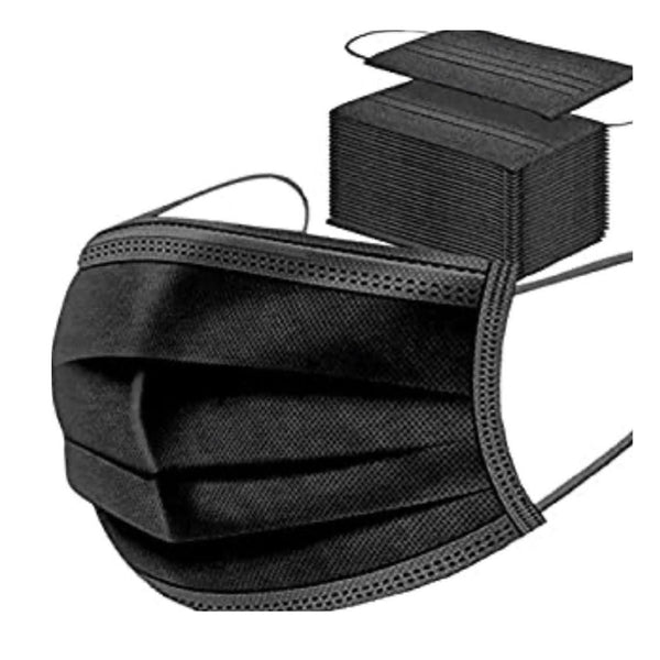 TAPABOCAS NEGRO DESECHABLE XUND